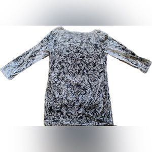 Carrie Allen Rhinestone and Velvet Shirt